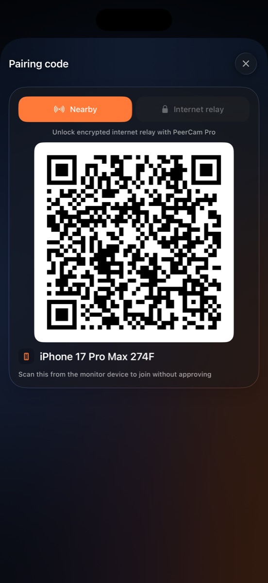 CAMERA app screen